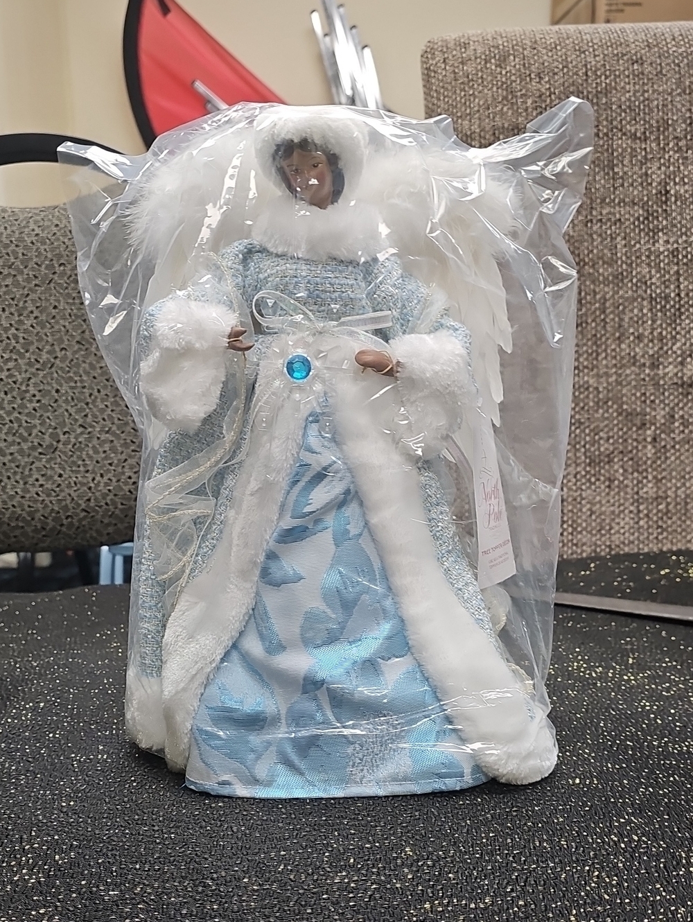 Blue & White Angel Tree Topper